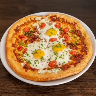 Bacon, Egg, & Tomato Tango Pizza
